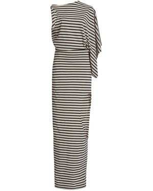 A.W.A.K.E. MODE Jersey Dress With Pencil Skirt - Grey