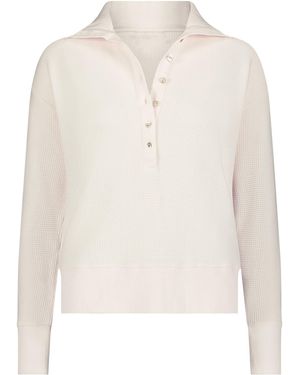 NEGATIVE Waffle Knit Pullover - Natural