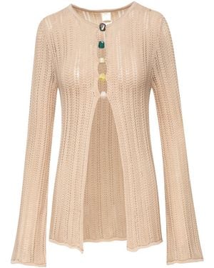 Baobab Corsica Beaded Knit Top - Natural