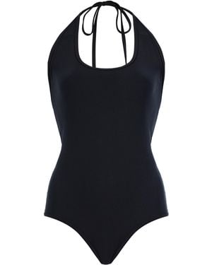 TOTEME Scoop Halterneck One-Piece Swimsuit - Black