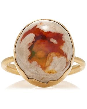 Annette Ferdinandsen 18k Gold Opal Ring - White