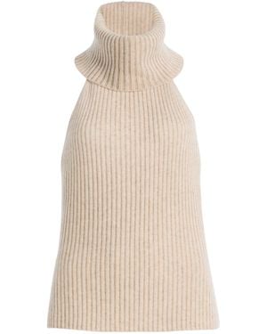Cara Cara Samson Wool-Cashmere Top - Natural