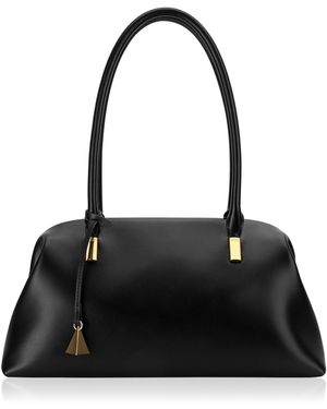 VERAFIED Medium Club Shoulder Bag - Black