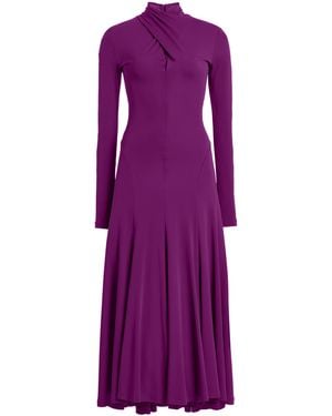 Franchise Felka Ruffled Midi Dress - Purple