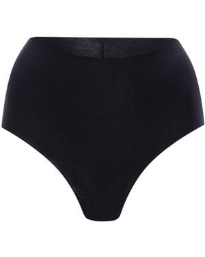 ÉTERNE High-Waisted Modal-Lycra Brief - Black