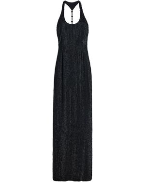 Kallmeyer Ivy Prism Sequined Halter Maxi Dress - Black