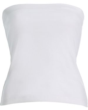 Flore Flore Bes Cotton Bandeau Top - White