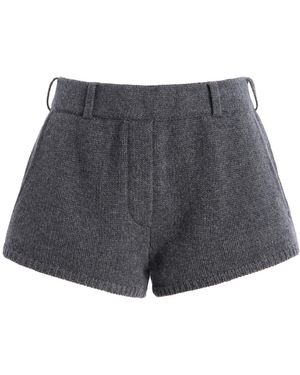 Lisa Yang Annora Cashmere Shorts - Grey