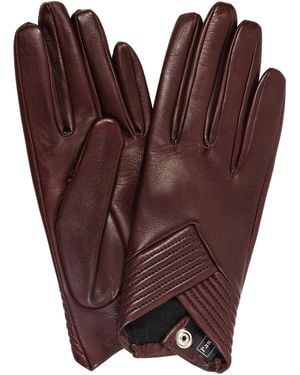 Paula Rowan Caroline Leather Gloves - Red