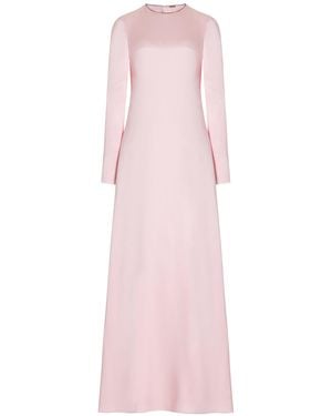 Adam Lippes Double-Faced Silk-Charmeuse Gown - Pink