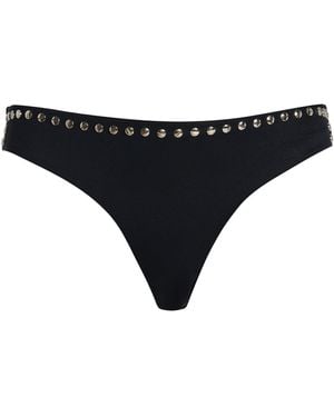 Jonathan Simkhai Kassy Studded Bikini Bottom - Black