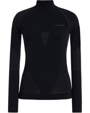 FALKE Turtleneck Ski Top - Black