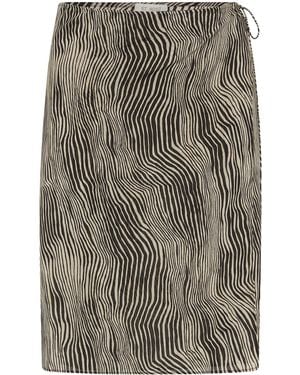 St. Agni Savannah Wrap Skirt - Grey