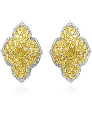 Piranesi Pasha Stud Earrings - Yellow