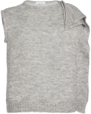 Niccolò Pasqualetti Nota Mohair Vest - Grey