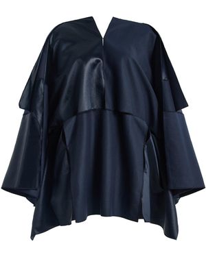 Niccolò Pasqualetti Pannello Ruffled Top - Blue