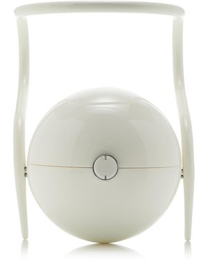 Cult Gaia Pearl Acrylic Top Handle Bag - White