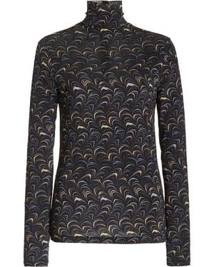 Ulla Johnson Aurelia Turtleneck Top - Black