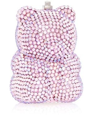 Judith Leiber Mini Gummy Bear Crystal Clutch - Pink