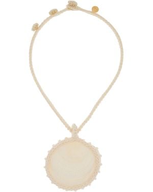 RENATA.Q Lucin Crocheted Seashell Necklace - Natural