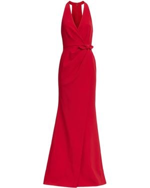 Elie Saab Cady Maxi Dress - Red