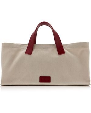STAUD Port Canvas Tote Bag - Pink