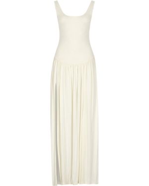 Zeynep Arcay One Slit Maxi Dress - White