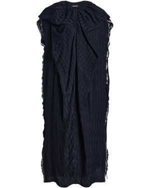 Ashlyn Cascade Knit Mini Dress - Blue