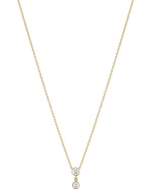 Sophie Bille Brahe Venus Simple 18K Diamond Necklace - Blue