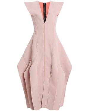 Maticevski Merit Sculpted Midi Dress - Pink