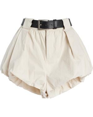 Sea Adele Cotton Bubble Shorts - White