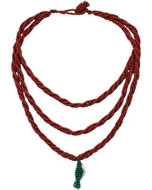 LIKE A BIRD Olas De Marino Necklace - Brown