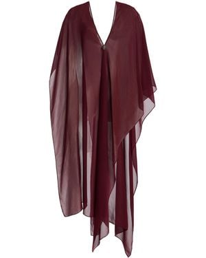 Carla Zampatti Cascata Georgette Wrap - Red
