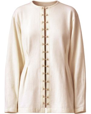 Chan Luu Pinch Waist Cardigan - White