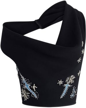 Maticevski Minx Tatt Bodice Top - Blue