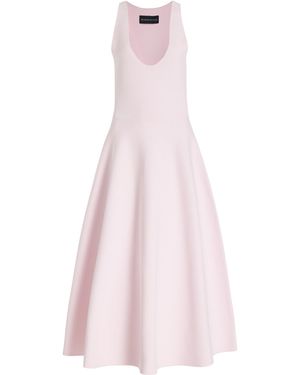 Brandon Maxwell The Renee Knit Midi Dress - Pink