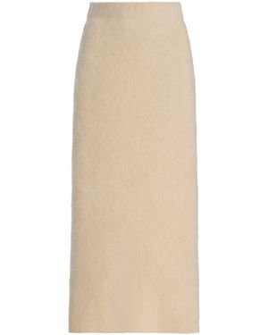 By Malene Birger Estille Mohair-Blend Maxi Skirt - Natural