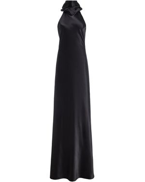 Kamperett Exclusive Glissade Silk Gown - Black