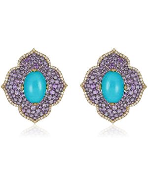 Piranesi Capri Pasha Earrings - Blue