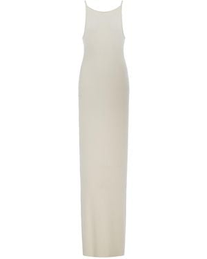 ÉTERNE Iris Stretch Cotton-Modal Maxi Dress - White