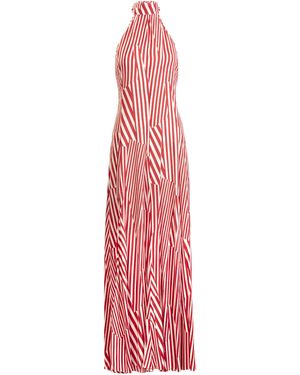 Silvia Tcherassi Koa Striped Jersey Maxi Dress - Red