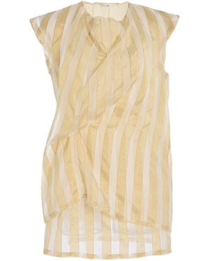 The Row Inawa Layered Silk Top - Natural