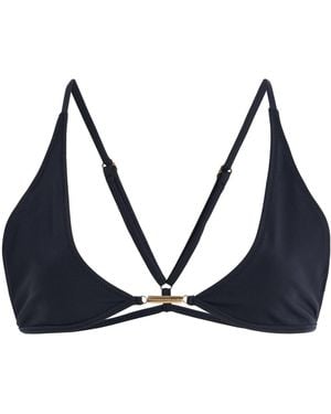 Tropic of C Universo Chain Bralette Bikini Top - Black
