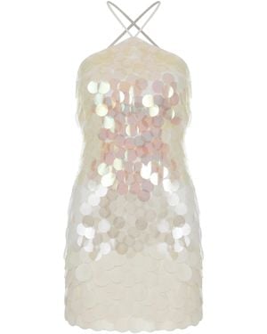 Ila Veronica Sequined Mini Dress - White