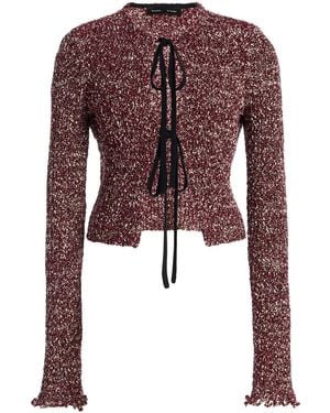 Proenza Schouler Colette Cotton-Linen Top - Red