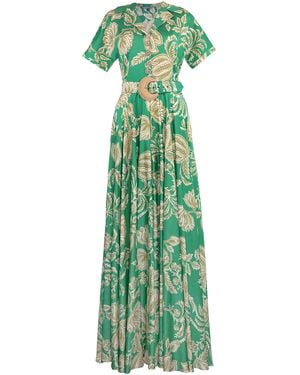 Lena Hoschek Harmony Cotton Maxi Dress - Green