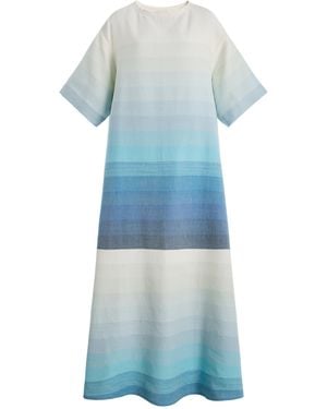 Marrakshi Life The T-Shirt Cotton Dress - Blue
