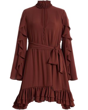 Alexis Giovanna Crepe Mini Dress - Red