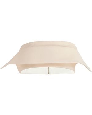 KHAITE Kelsi Strapless Wool-Silk Cady Top - Natural