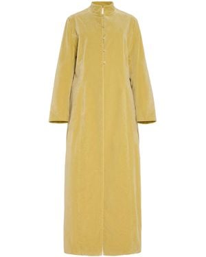 Colleen Allen House Cotton Coat - Yellow